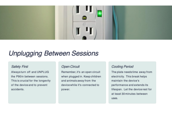 Safe Usage Instructions for OlyLife Tera P90 - Image 2