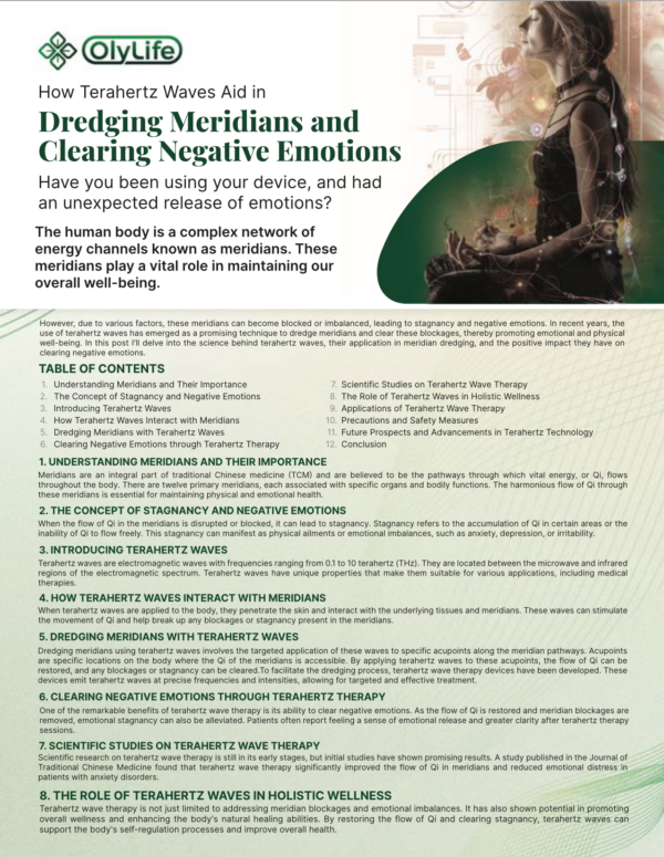 Dredging Meridians and Clearing Negative