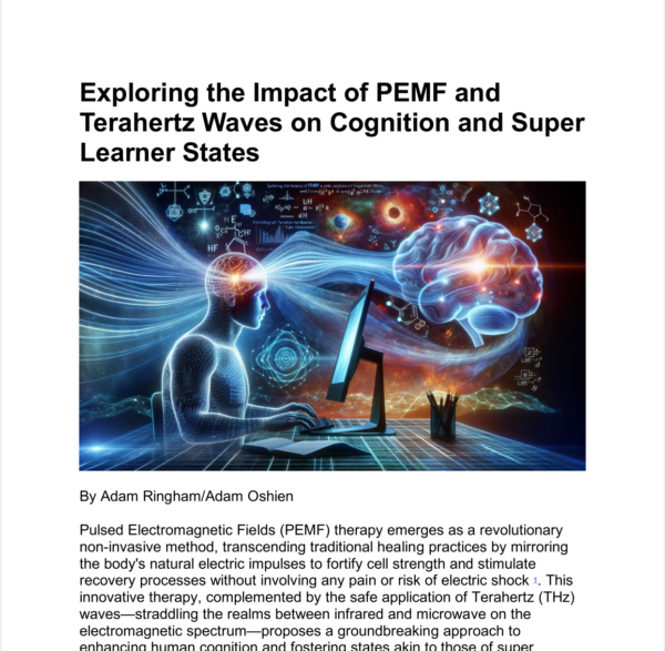Impact of PEMP and Terahertz Waves on Cognition and Super Learner States