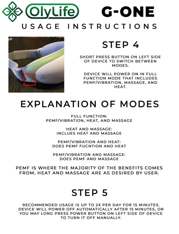 Galaxy G-One Usage Manual - Image 2